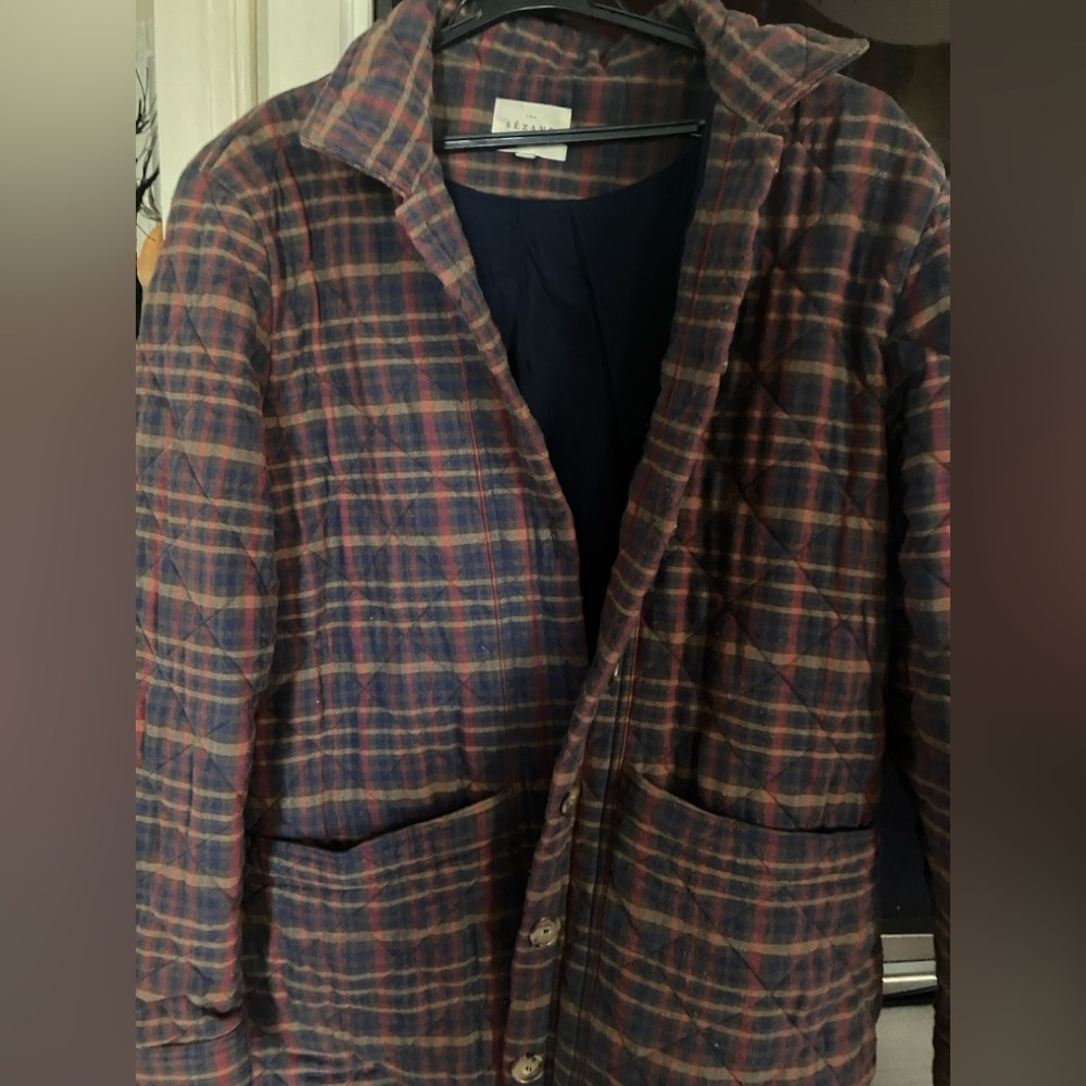 Sezane Will jacket in Ivan Burgundy